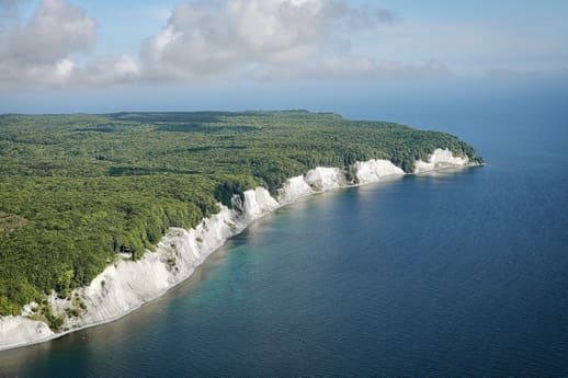 Rundflug Kreideküste Nationalpark Jasmund Flugagentur MV