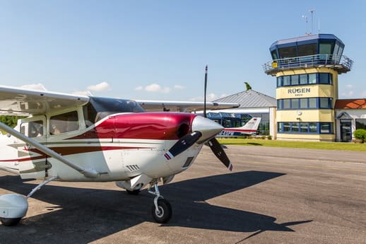 Rundflug Rügen Flugplatz Güttin Flughafen