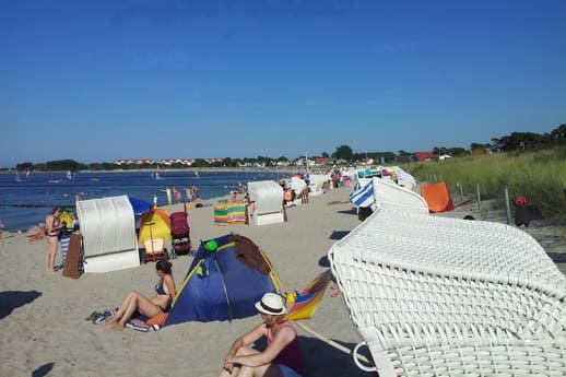 Urlaub am Strand von Glowe